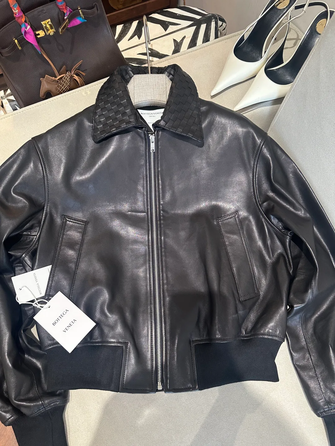 Women's Leather Jackets And Sheepskin Coats BOTTEGA VENETA 17934097