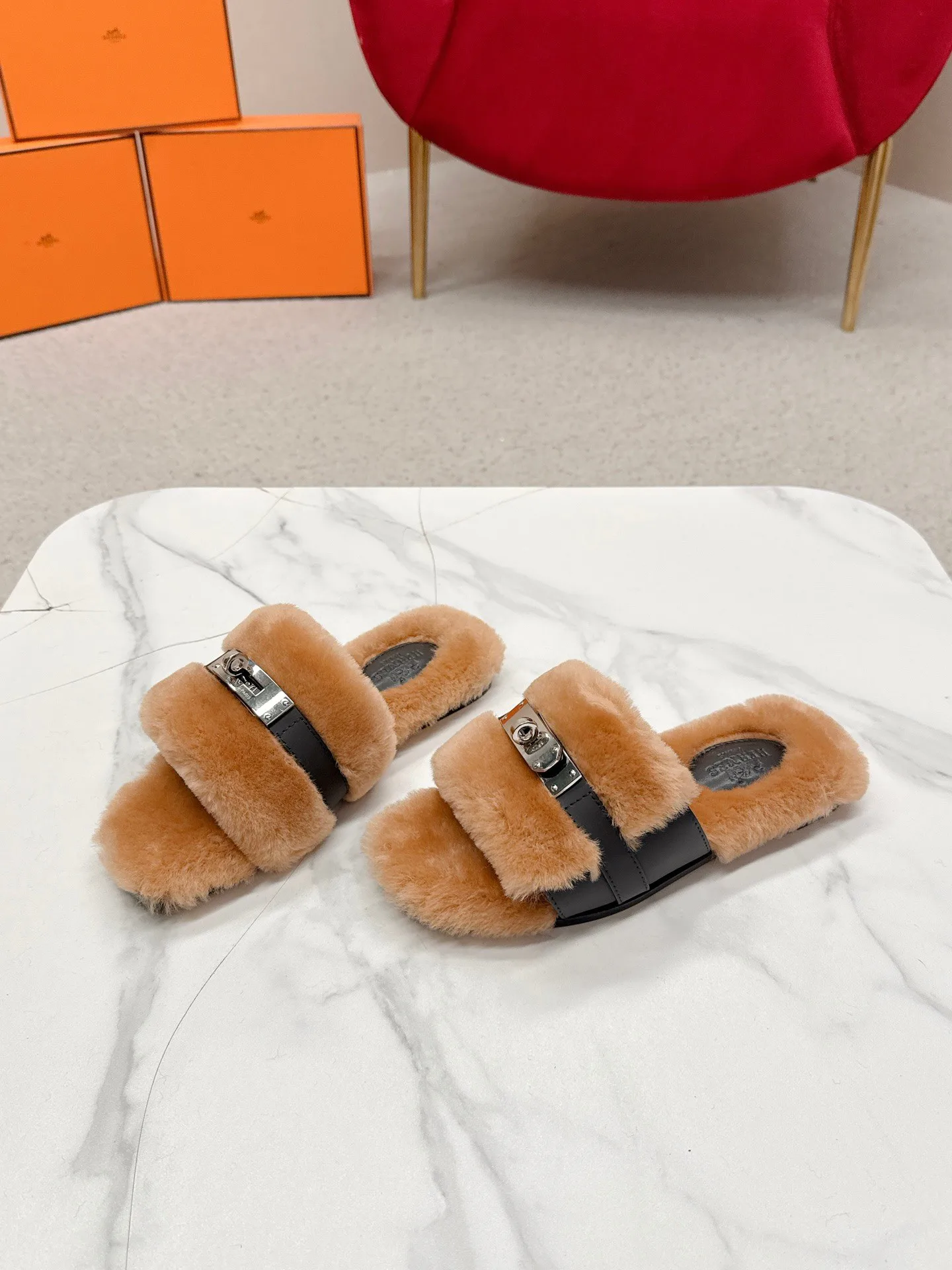 Women's Slippers HERMES 18235657
