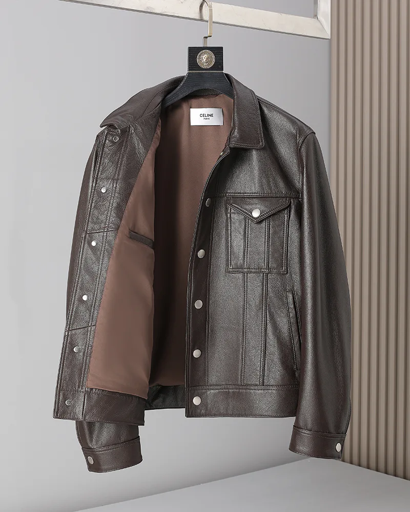Men's Leather Jackets And Sheepskin Coats CELINE 18469443